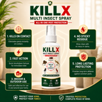 ✨HOT SELL 60% Off TODAY✨LIMITED OFFER 🔥KILLX Multi Insect Spray Buy 1 Get 2 Free