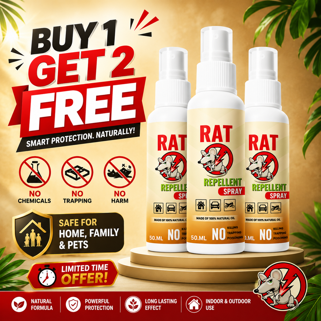 ✨HOT SELL 60% Off TODAY✨LIMITED OFFER🔥Rat Repellent Spray – Safe, Effective, and Eco-friendly