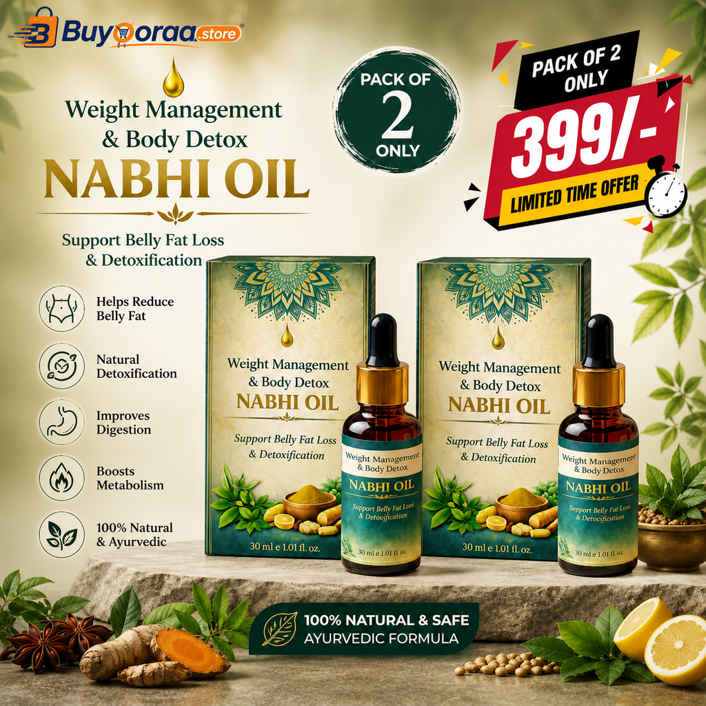 ✨HOT SELL 60% Off TODAY✨LIMITED OFFER🔥| Weight Management and Body Detox Nabhi Oil (100% Ayurvedic)