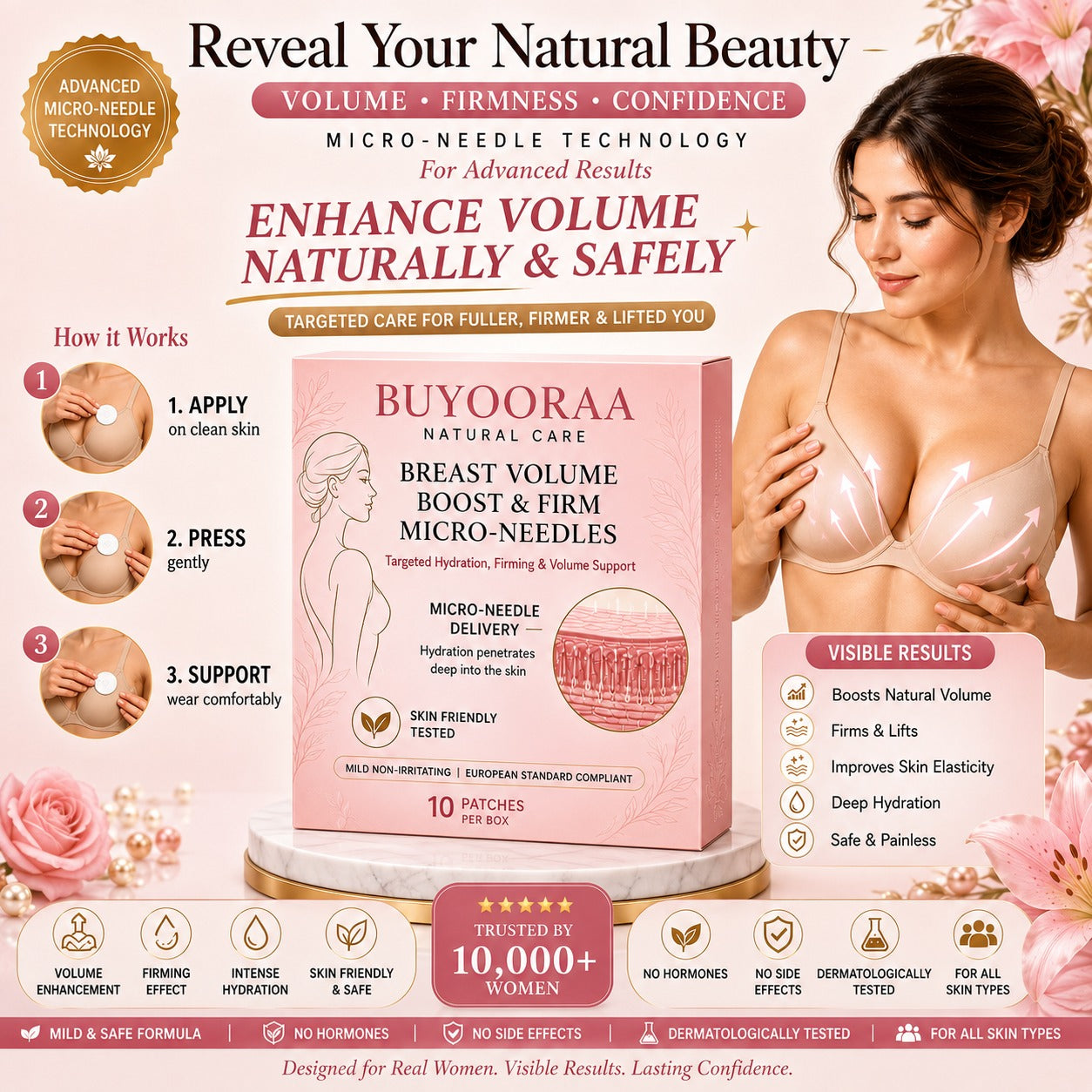 ✨HOT SELL 50% Off TODAY✨LIMITED OFFER 🔥Breast Enhance Microneedle Patch